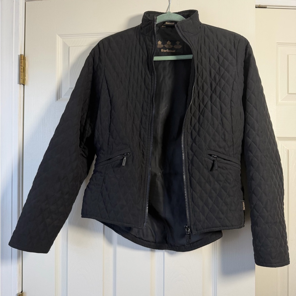 Barbour Women's Equestrian Black Quilted Jacket